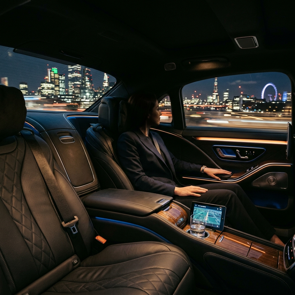 Premium executive airport transfer vehicle